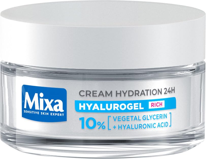 MIXA Hyalurogel Rich MOISTURISING iv Cream sensitive skin dehydrated 50ml
