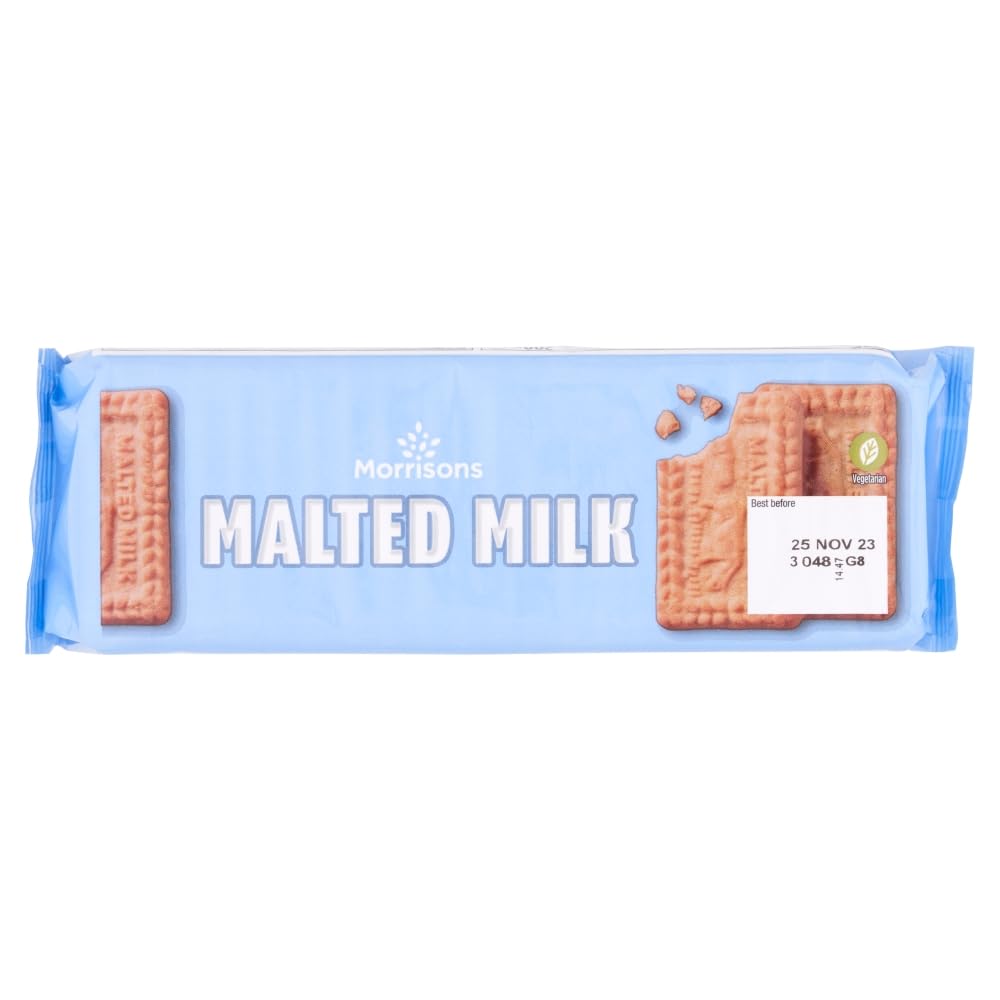 Morrisons Malted Milk Biscuits, 200 g, Pack of 20