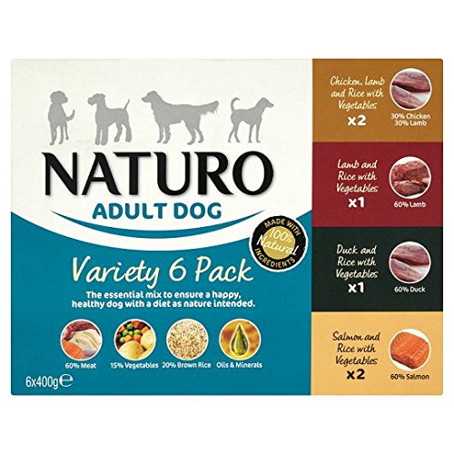 Naturo Adult Variety Dog Food Tray 6X400g