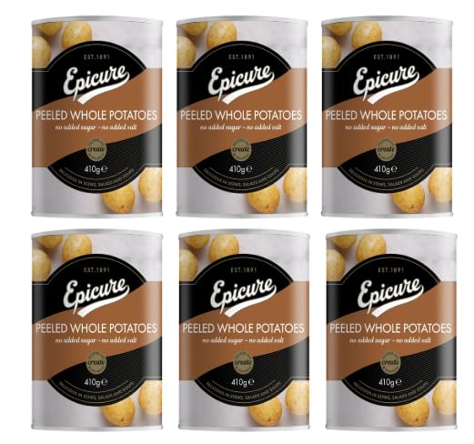Epicure Peeled Whole Potatoes, Pack of 6