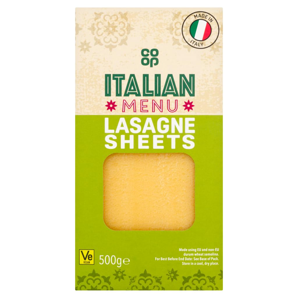 Co-op Italian Menu Lasagne Sheets 500g
