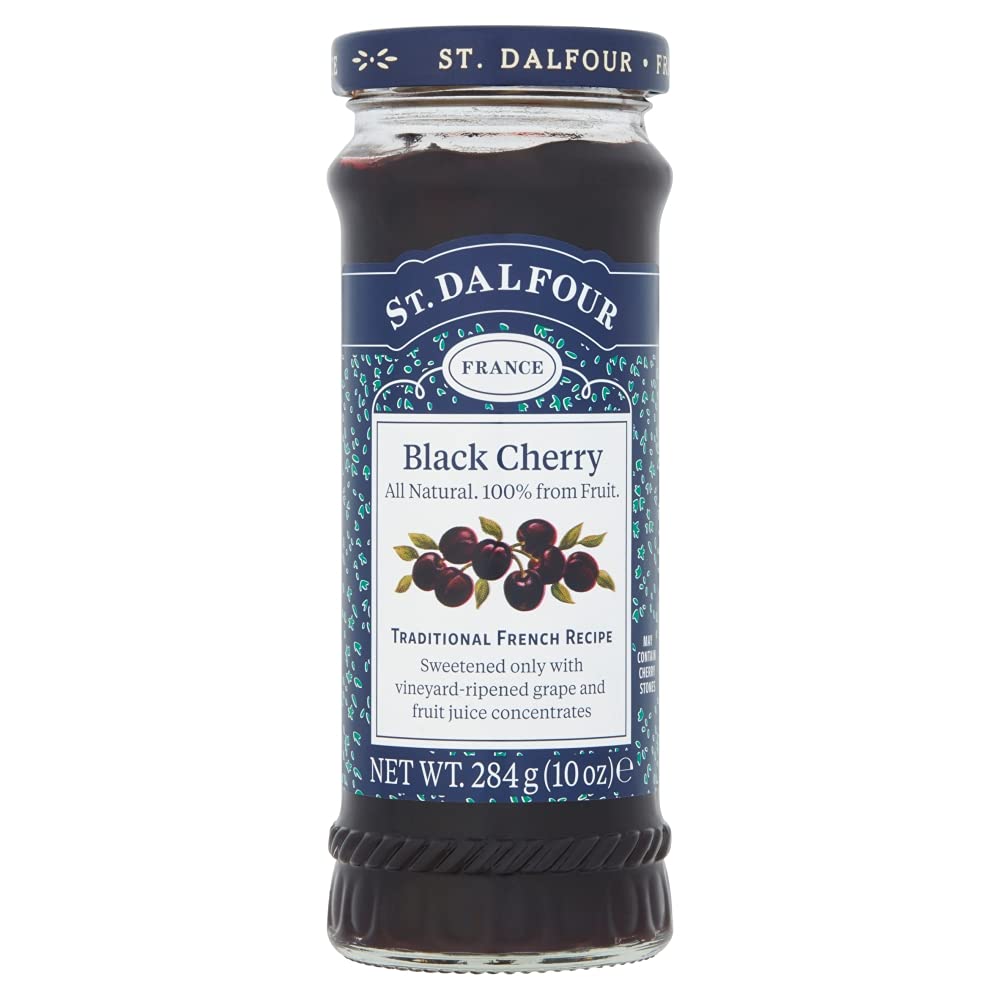 St Dalfour Black Cherry Jam, 284g