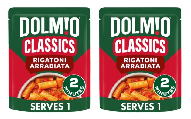 DOLMIO Classics Rigatoni Arrabiata Pasta - Pack of 2