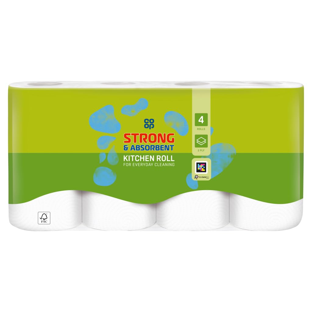 Co-op 4 Strong & Absorbent Kitchen Roll