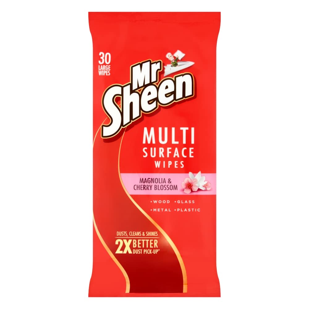 Mr Sheen Magnolia and Cherry Blossom Ultra Effective Wipes