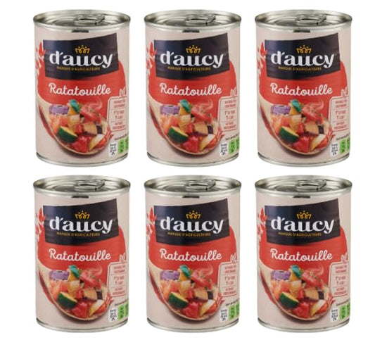 D'aucy Ratatouille Canned Vegetables, Pack of 6