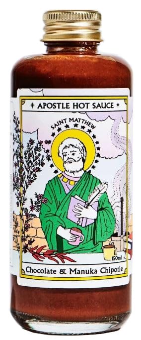 Apostle Hot Sauce Chocolate & Manuka Chipotle, Bold Smoky Flavour, 150ml