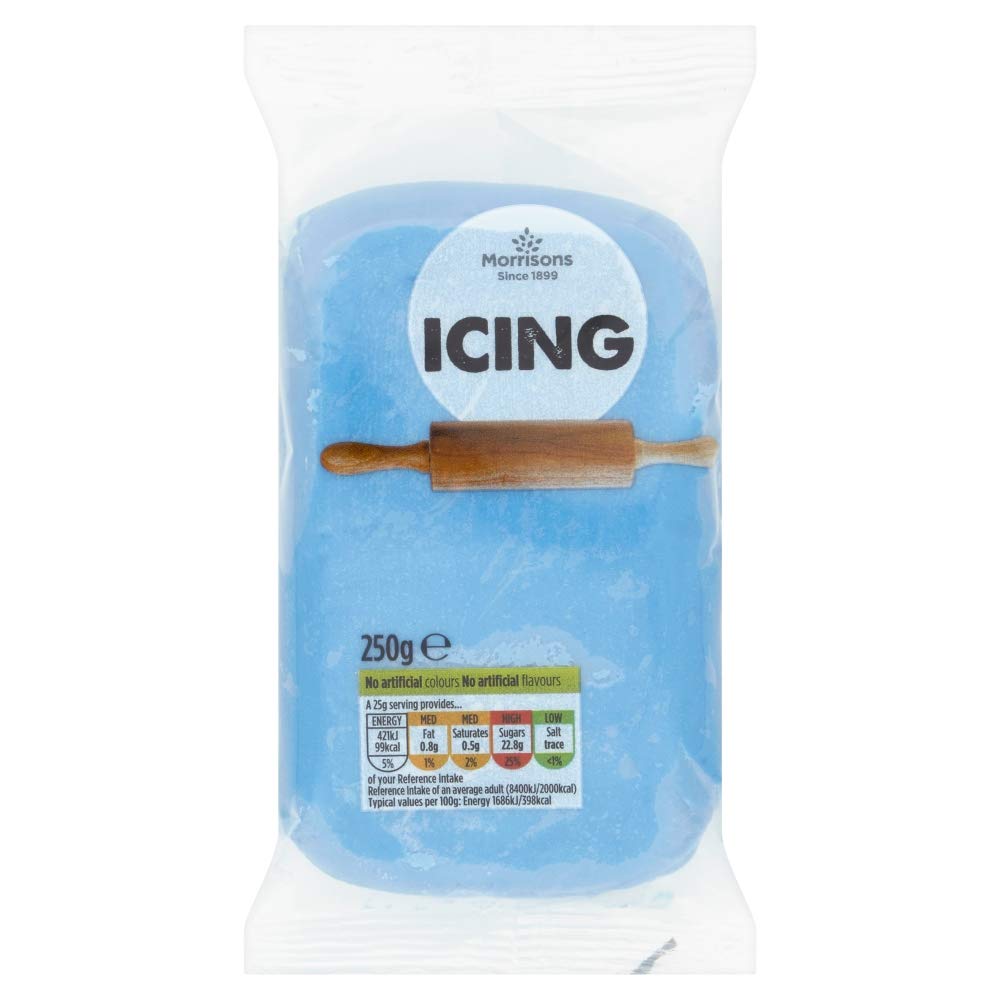 Morrisons Icing Blue, 250 g
