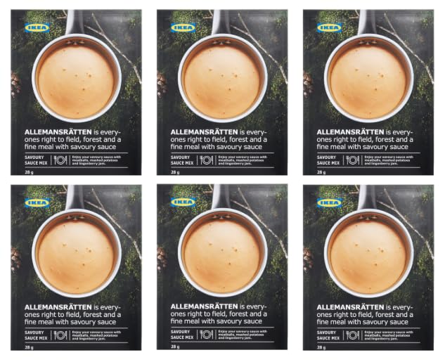 IKEA ALLEMANSRÄTTEN Savoury Sauce Mix, Fine Meal Sauce - (Pack of 6)
