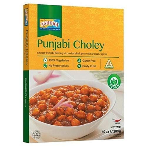 Ashoka Punjabi Choley - (Tangy Punjabi Delicacy of Curried Chick peas with Aromatic Spices) - 280g - (Pack of 2)