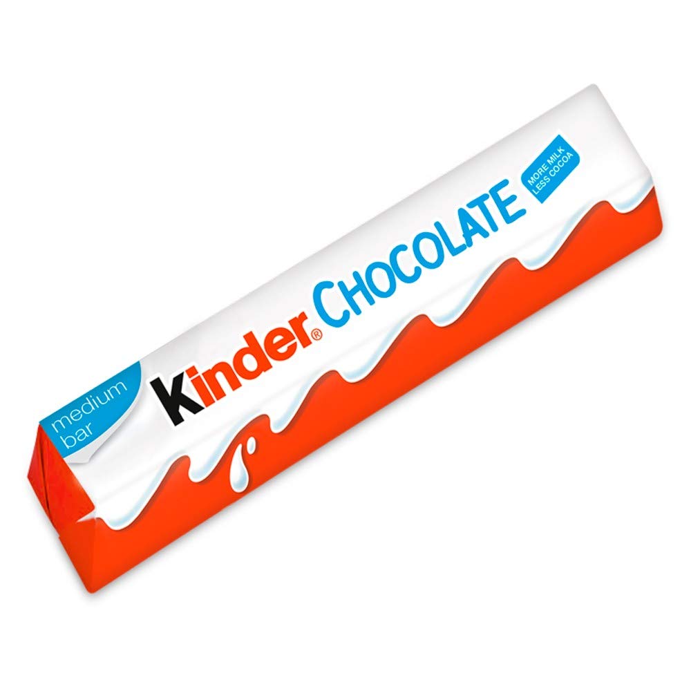 Kinder Milky Chocolate Snack Bars Medium, 6 x 21g