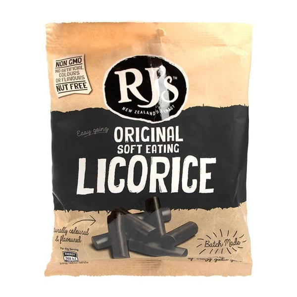 RJs Original Natural Licorice, 300g - 4 Packets
