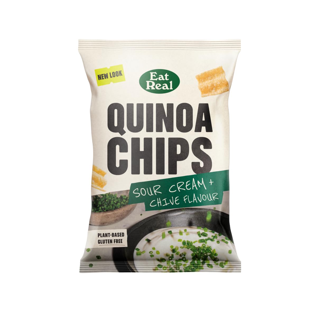 Eat Real Sour Cream & Chive Quinoa Chips 1 x 90g