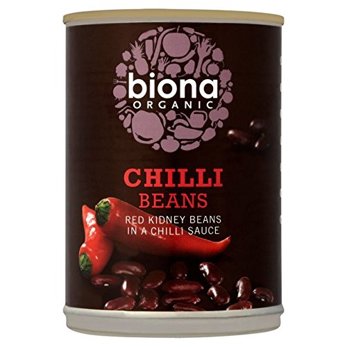 Biona Organic Red Kidney Beans in Chilli Sauce 400g