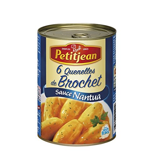 Petit Jean - 6 quenelles de brochet sauce Nantua - La boîte de 400g - (for multi-item order extra postage cost will be reimbursed)