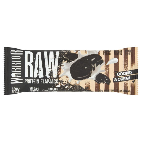 Warrior Raw Protein Flapjack Cookies And Cream, 75g