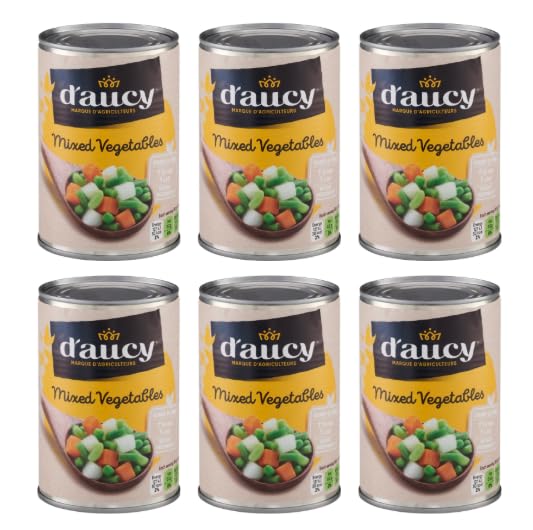 D'aucy Mixed Vegetables, Pack of 6