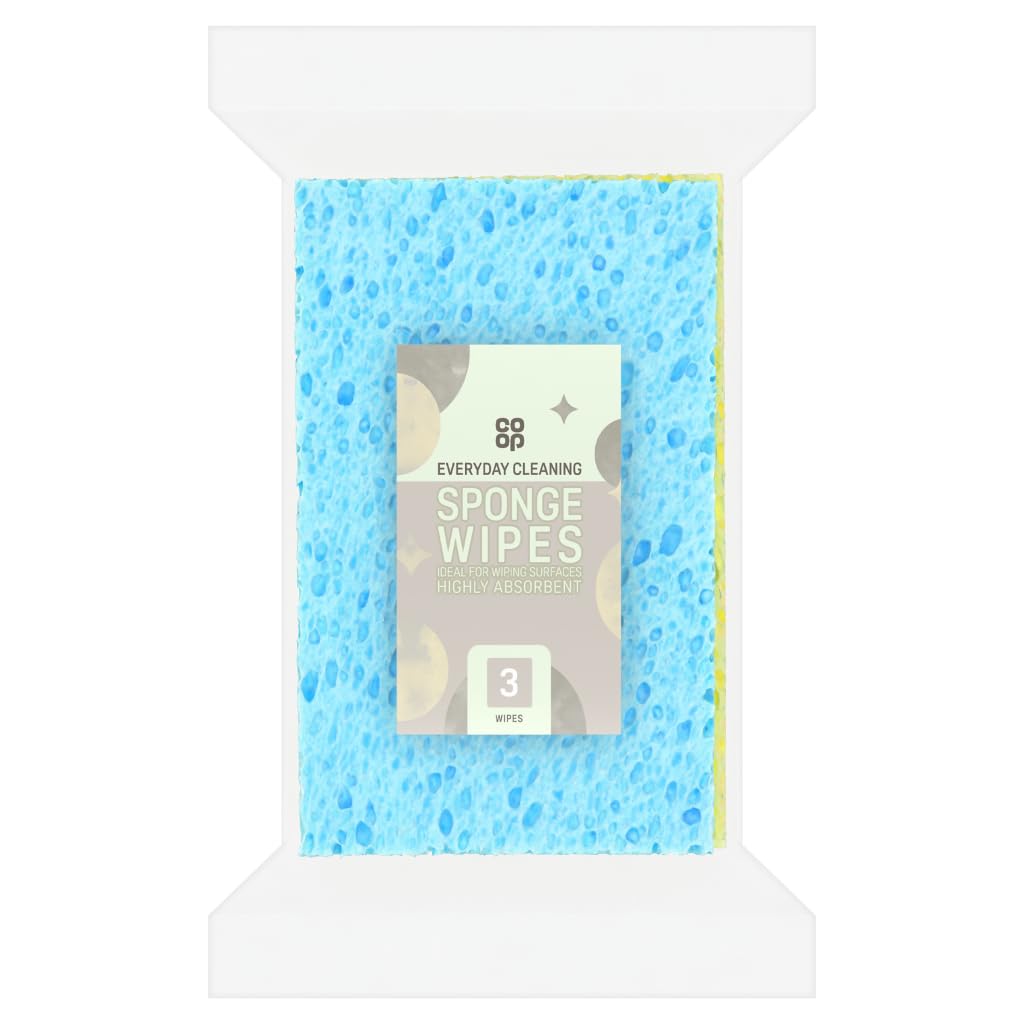 Co-op Sponge Wipes, Pack of 3