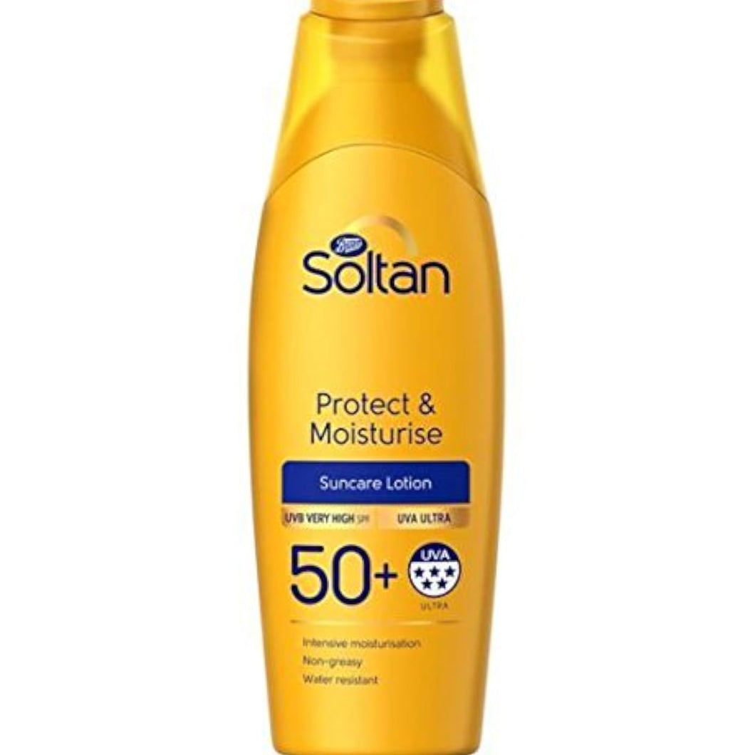 Soltan Protect & Moisturise lotion - SPF50+, 200ml