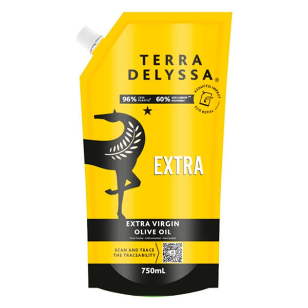 Terra Delyssa Extra Virgin Olive Oil Refill Pouch, 750ml