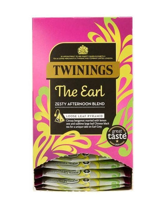 Twinings 15 individually wrapped The Earl Envelope Teabags