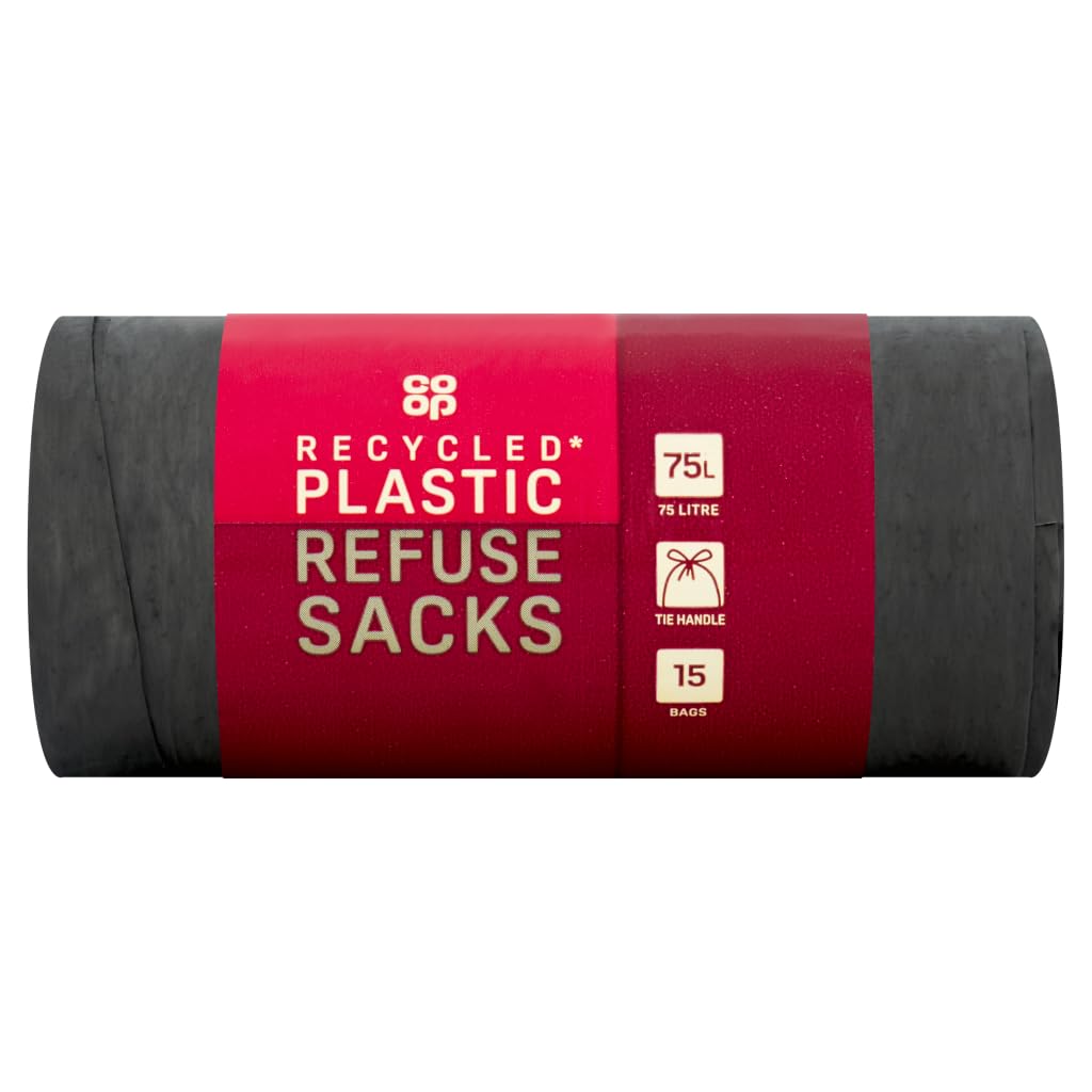 Co-op Refuse Sacks, 75L, 15 Bags
