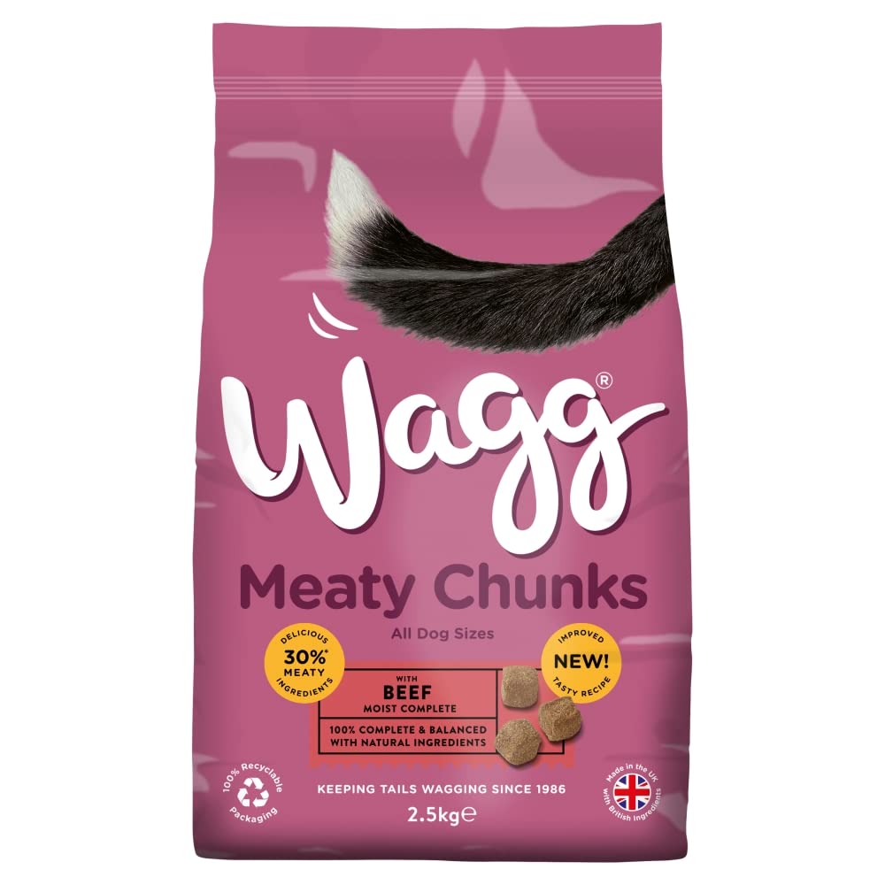 Wagg Moist Meaty Chunks Beef 2.5kg