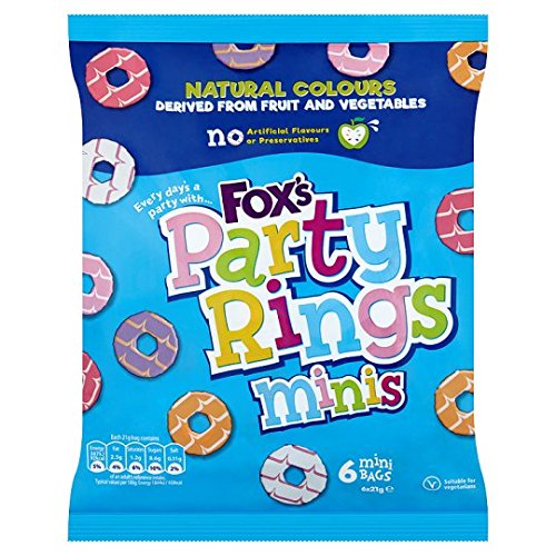 Fox's Biscuits Party Rings Minis Multipack 6 x 20g