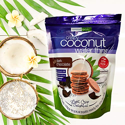 Tropical Fields Crispy Wafer Thins, Coconut, 397 gm