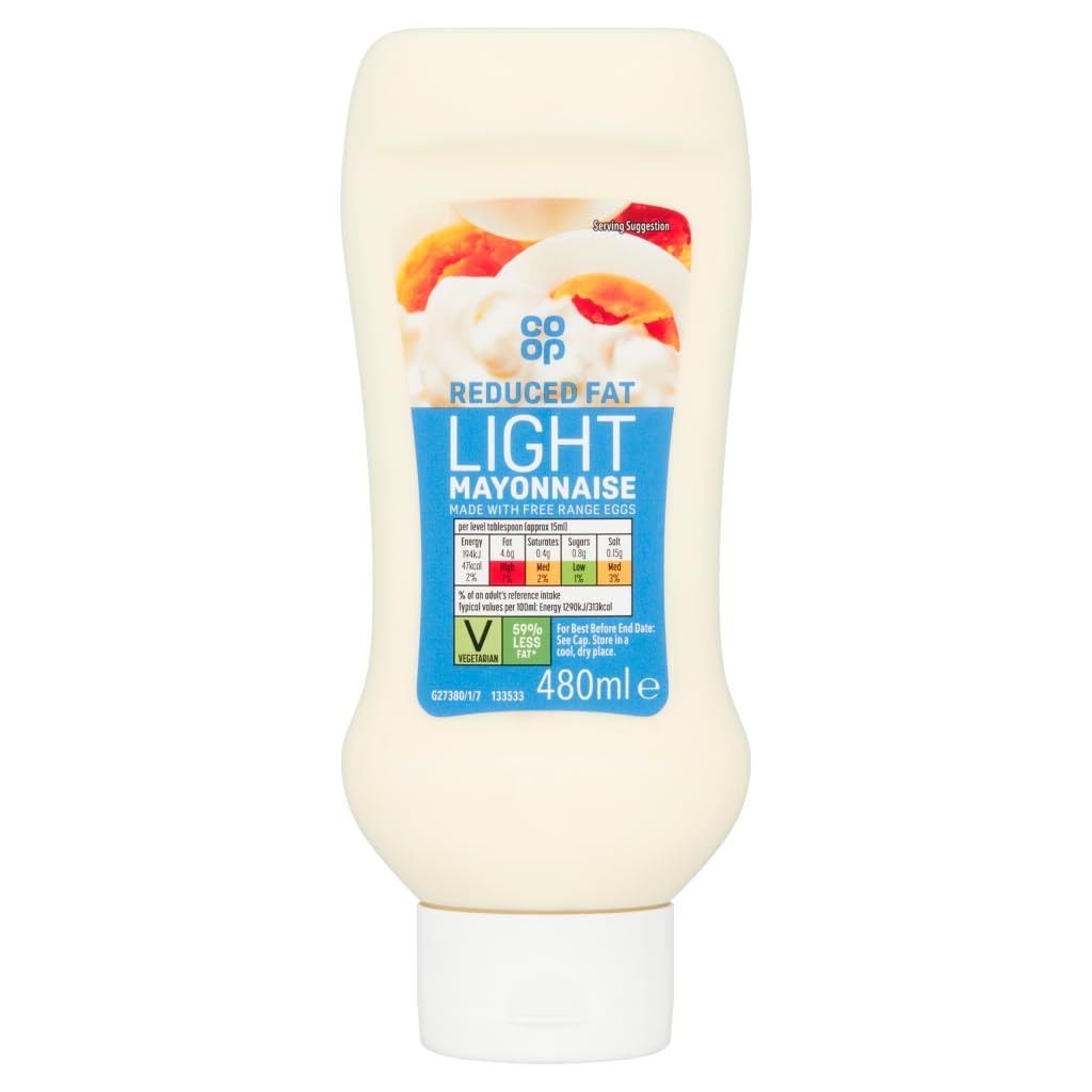 Co-op Reduced Fat Mayonnaise, 480ml