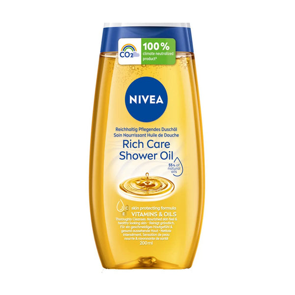 Nivea Rich Care Shower Oil, 200ml
