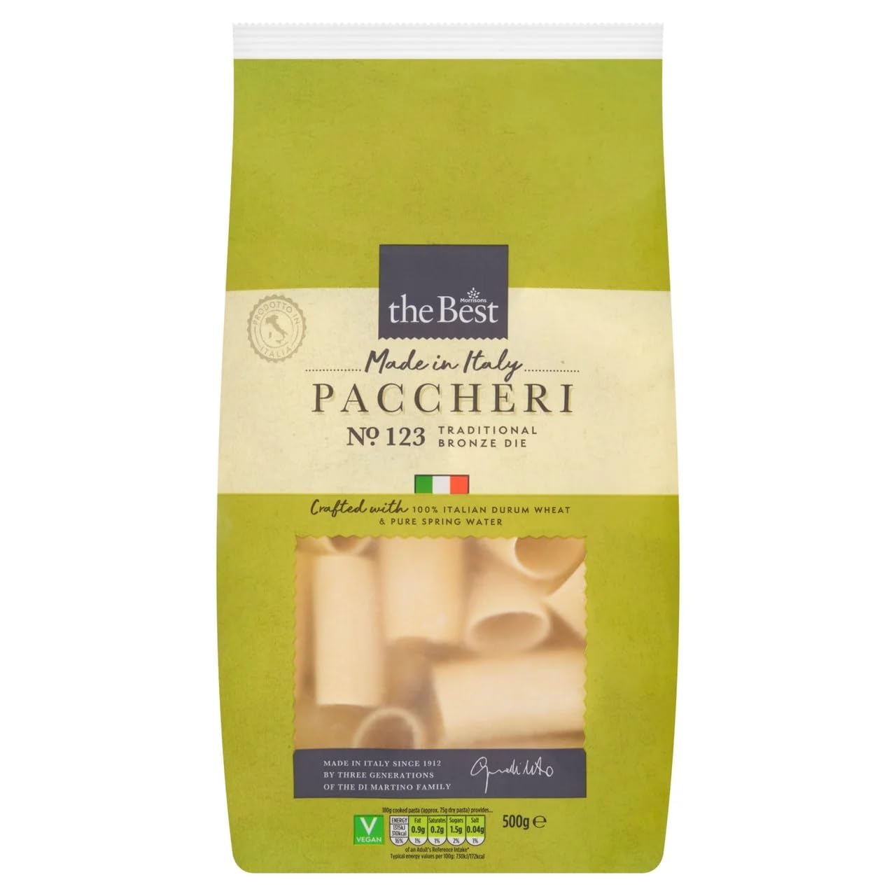 Morrisons The Best Paccheri Pasta, 500g