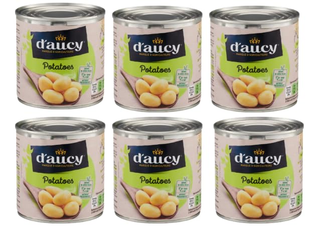 D'aucy Canned Potatoes, Pack of 6