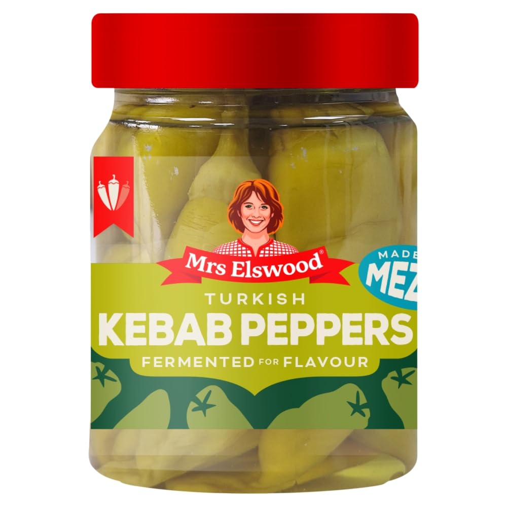 Mrs Elswood Mezze Kebab Peppers 300g