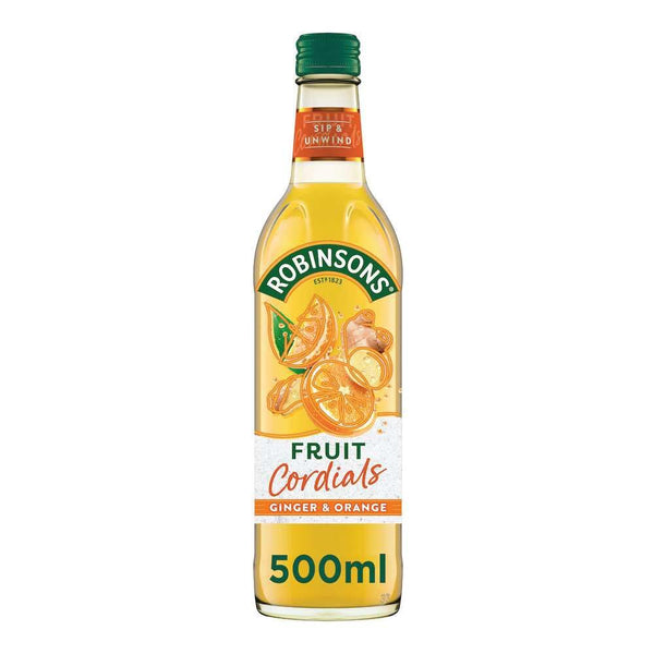 Robinsons Ginger & Orange Fruit Cordial, 500ml