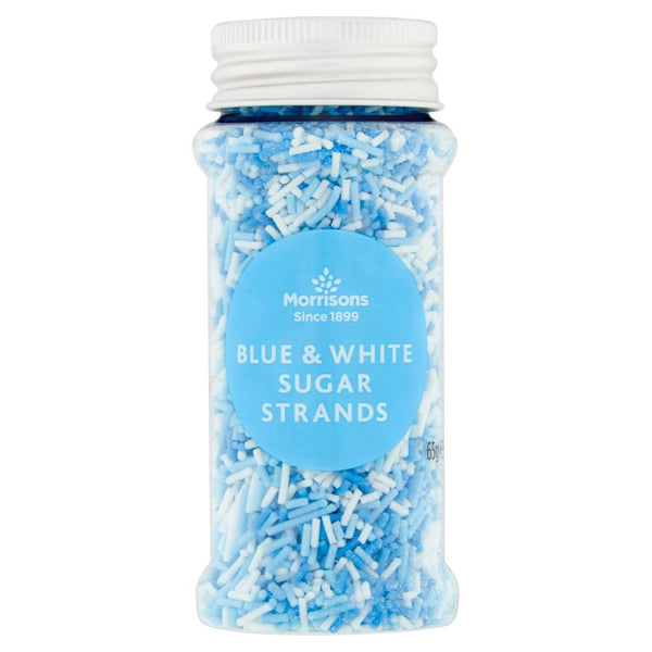 Morrisons Blue & White Sugar Strands 65g