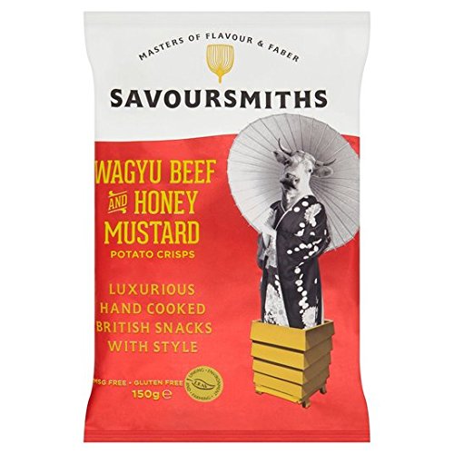 SAVOURSMITHS Wagyu Beef & Honey Mustard Luxury English Potato Crisps 150g