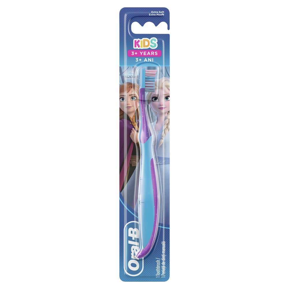Oral-B Kids Manual Toothbrush Soft Bristles, 3-5 Years Old