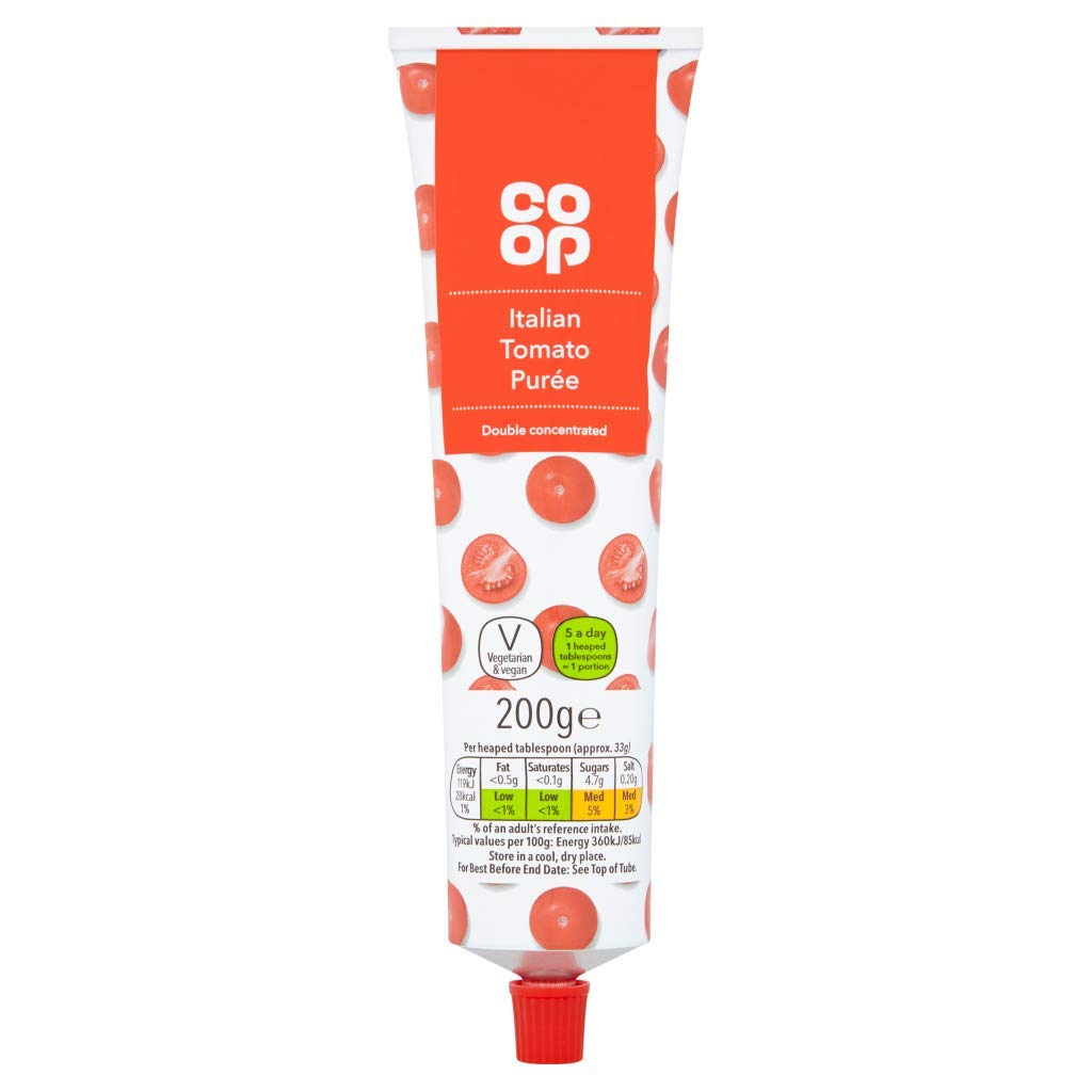 Co-op Double Concentrated Italian Tomato Puree 200g