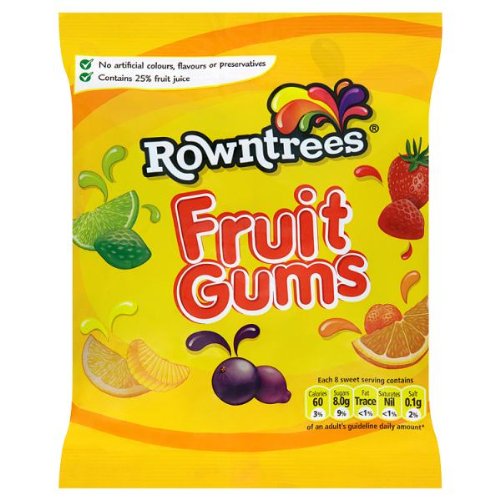 Rowntree's Fruit Gums 12x150g