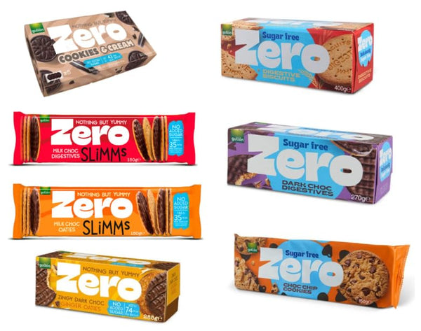 Gullon Zero Sugar Free Biscuits and Cookies Variety, No Added Sugar, Vegan Options