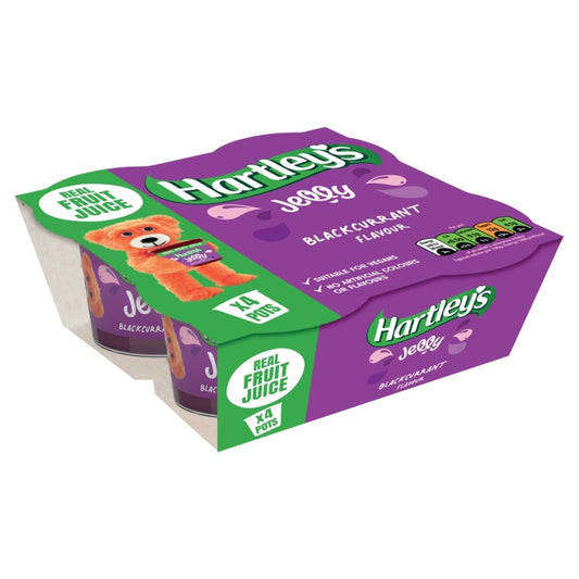 Hartley's Blackcurrent Jelly 4 x 125g