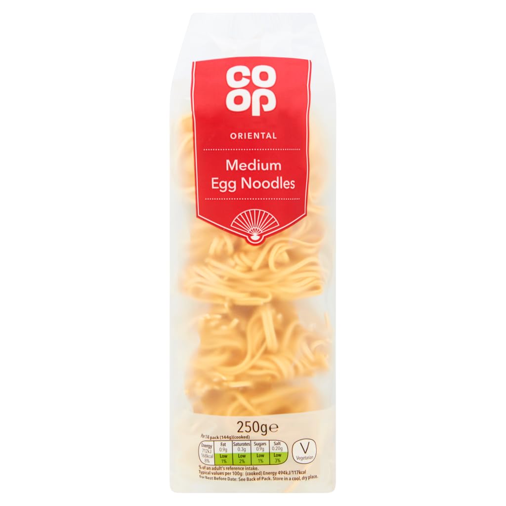 Co-op Oriental Medium Egg Noodles, 250g