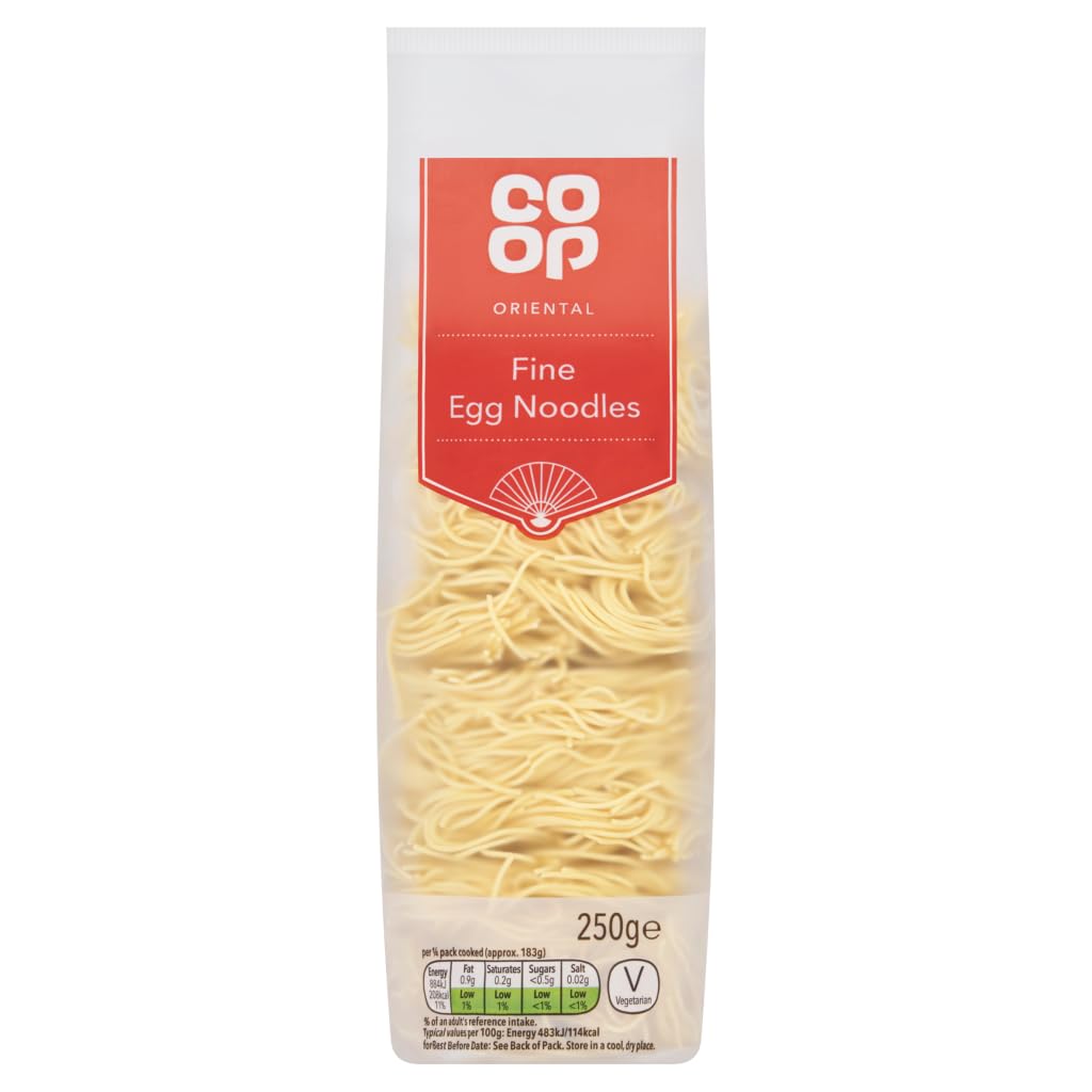 Co-op Oriental Fine Egg Noodles, 250g