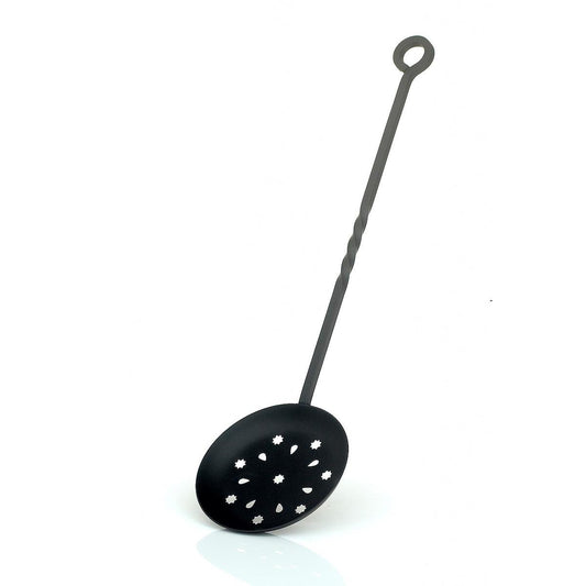 Victor Enamelled Chestnut Roaster, Steel, Black, 57x15.5x5 cm