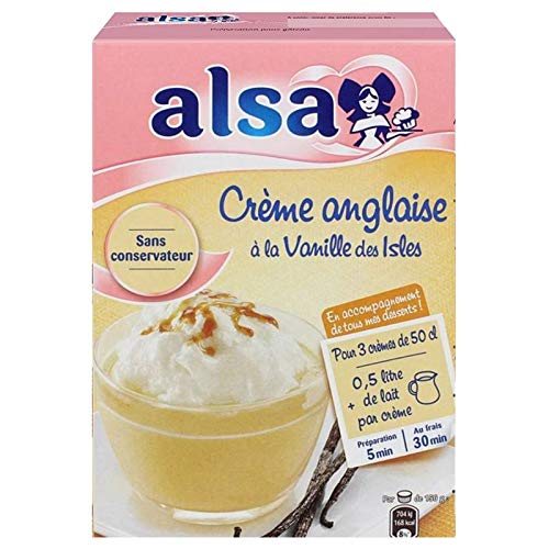 Alsa Creme Anglaise Vanilla Custard Mix 3x100g