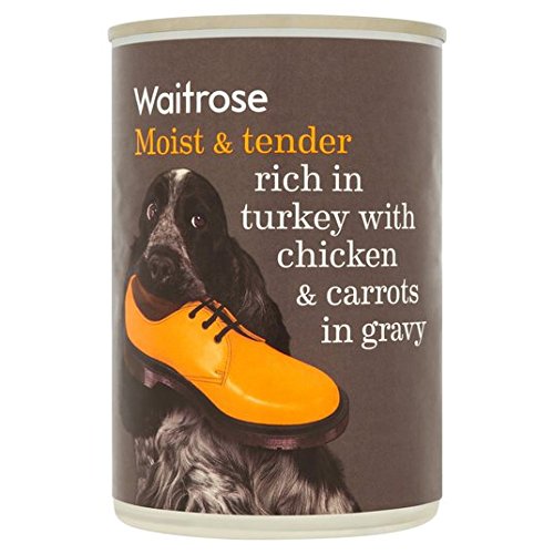 Rich in Turkey with Chicken & Carrots in Gravy Waitrose 400g