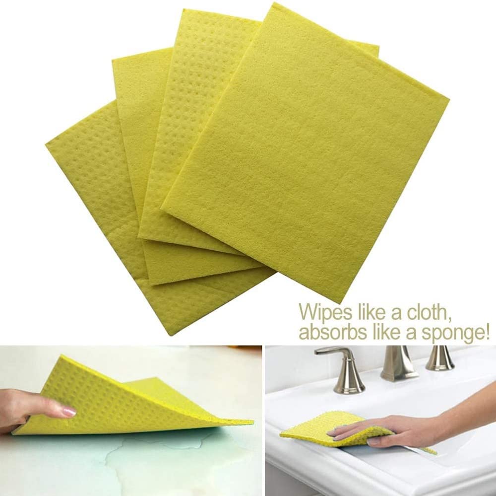 MIN: MORRISONS SPONGE CLOTHS 4PK