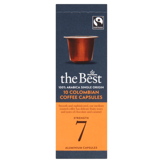 Morrisons The Best Fairtrade Colombian Pods 54g