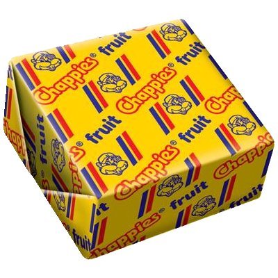 Chappies Fruit Assorted Flavoured Bubblegum 100 unites - Chappies Bubblegum Fruit - Fruit flavoured bubblegum - South African Chewing Gum